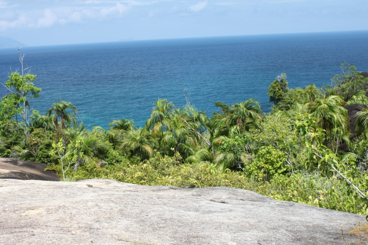 The trail to Anse Major